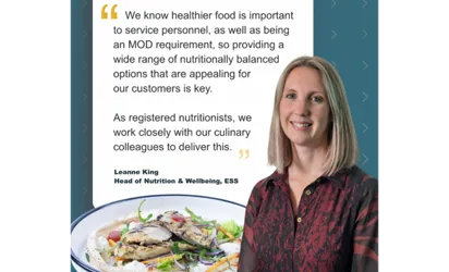 ESS Defence menu development - integrating healthier options